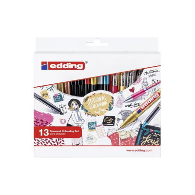 Набор маркеров фломастеров и ручек EDDING Colouring Promotion Set E-CP13