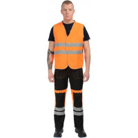 Жилет СОЮЗСПЕЦОДЕЖДА СПЕКТР на липучке, оранжевый р. 60-62 2000000018409