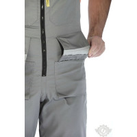 Полукомбинезон СОЮЗСПЕЦОДЕЖДА Профессионал-2, темно-серый/светло-серый, р. 48-50, рост 182-188 2000000033648