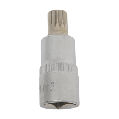 Головка торцевая с вставкой SPLINE (М12; 1/2") YATO YT-04344