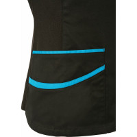 Женская блуза СОЮЗСПЕЦОДЕЖДА ОРИОН черная/бирюза, р. 52-54, рост 158-164 2000000142913