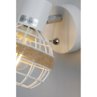 Настенно-потолочный светильник-спот Rivoli Anselma 7034701 1xE14 40 Вт поворотный, с выключателем Б0051974