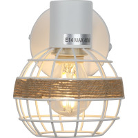 Настенно-потолочный светильник-спот Rivoli Anselma 7034701 1xE14 40 Вт поворотный, с выключателем Б0051974