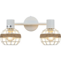 Настенно-потолочный светильник-спот Rivoli Anselma 7034702 2 x E14 40 Вт поворотный Б0051975