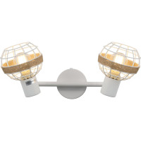 Настенно-потолочный светильник-спот Rivoli Anselma 7034702 2 x E14 40 Вт поворотный Б0051975