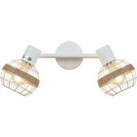 Настенно-потолочный светильник-спот Rivoli Anselma 7034702 2 x E14 40 Вт поворотный Б0051975