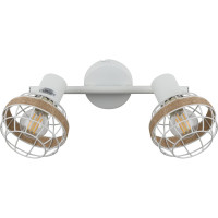 Настенно-потолочный светильник-спот Rivoli Anselma 7034702 2 x E14 40 Вт поворотный Б0051975