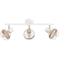 Настенно-потолочный светильник-спот Rivoli Anselma 7034703 3 x E14 40 Вт поворотный Б0051976