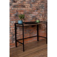 Компьютерный стол ТИТАН МЕТА СЛКС-2, ясень шимо тёмный 4670026243369