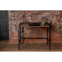 Компьютерный стол ТИТАН МЕТА СЛКС-2, ясень шимо тёмный 4670026243369