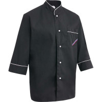 Поварская куртка СОЮЗСПЕЦОДЕЖДА Люкс-Лайт черная, р. 48-50, рост 182-188 2000000024141