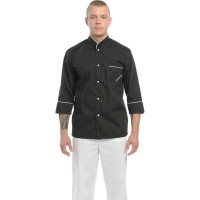 Поварская куртка СОЮЗСПЕЦОДЕЖДА Люкс-Лайт черная, р. 48-50, рост 182-188 2000000024141