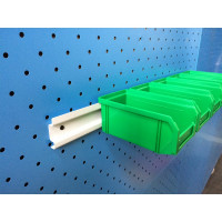 Настенный органайзер СТЕЛЛА-ТЕХНИК 6 ящиков V-1, V-1-650-зеленый