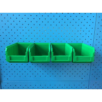 Настенный органайзер СТЕЛЛА-ТЕХНИК 4 ящика V-2, V-2-650-зеленый