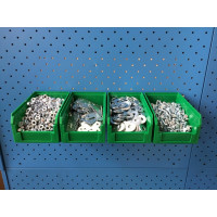 Настенный органайзер СТЕЛЛА-ТЕХНИК 4 ящика V-2, V-2-650-зеленый