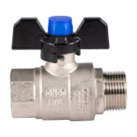 Шаровой кран PROFACTOR PF STRONG ручка бабочка в/н 3/4 дюйма PF FBV 286