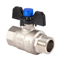 Шаровой кран PROFACTOR PF STRONG ручка бабочка в/н 3/4 дюйма PF FBV 286