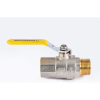 Шаровой кран для газа PROFACTOR PF GAS ручка рычаг, в/н 1 дюйм PF GBV 347