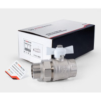 Шаровой кран PROFACTOR PF STANDARD с полусгоном, в/н, ручка бабочка, 1 1/4 дюйма PF UBV 327S