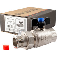 Шаровой кран PROFACTOR с полусгоном PF STRONG ручка бабочка  в/н 1 дюйм PF UBV 280