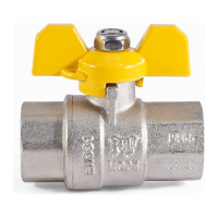 Шаровой кран для газа PROFACTOR PF GAS ручка бабочка, в/в 3/4 дюйма PF GBV 334