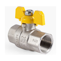 Шаровой кран для газа PROFACTOR PF GAS ручка бабочка, в/в 3/4 дюйма PF GBV 334