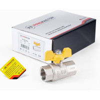 Шаровой кран для газа PROFACTOR PF GAS ручка бабочка, в/в 3/4 дюйма PF GBV 334
