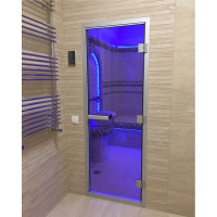 Дверь для бани DoorWood Хаммам бронза матовая, 2000х800 мм УТ-00011518