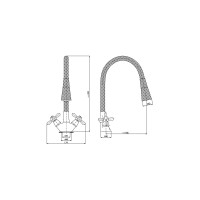 Смеситель для кухни RavSlezak MORAVA MK120.5/13CMAT