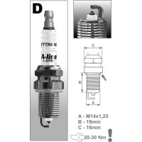 Свеча зажигания DR15YPY-1 A-Line BRISK ALine35