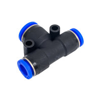 Фитинг Т-образный пластиковый 8 мм на 10 мм CDC Pneumatics PGT 0810N