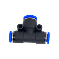 Фитинг Т-образный пластиковый 8 мм на 10 мм CDC Pneumatics PGT 0810N