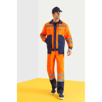 Костюм СОЮЗСПЕЦОДЕЖДА Магистраль с СВП оранжевый/темно-синий, р. 44-46 рост 170-176 2000000022406
