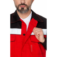 Костюм СОЮЗСПЕЦОДЕЖДА Мастер Люкс, красный/черный, р. 44-46 рост 170-176 2000000080482