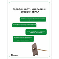 Крепеж Гвозdeck Терра 100 шт. 10140000PA00WG01