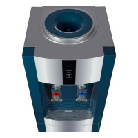 Напольный кулер ECOTRONIC Экочип V21-LF green+silver с холодильником ETK11420/