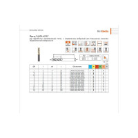 Фреза концевая твердосплав. 3х8х50 M35C Z=4 неравномерный шаг зубьев ц/хв dхв=4 Beltools ri.192.694