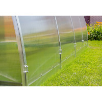 Каркас теплицы с декоративной окантовкой ВОЛЯ Дачная СтрелкаЛЮКС без укрывного материала 3