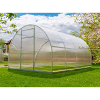 Каркас теплицы с декоративной окантовкой ВОЛЯ Сигма 2021 3х4х2.1 м, шаг 1 м, без укрывного материала 7