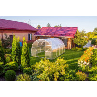 Каркас теплицы с декоративной окантовкой ВОЛЯ Сигма 2021 3х4х2.1 м, шаг 1 м, без укрывного материала 7