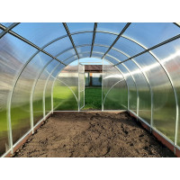 Каркас теплицы с декоративной окантовкой ВОЛЯ Сигма 2021 3х4х2.1 м, шаг 1 м, без укрывного материала 7