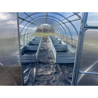 Каркас теплицы с декоративной окантовкой ВОЛЯ Сигма 2021 3х4х2.1 м, шаг 1 м, без укрывного материала 7