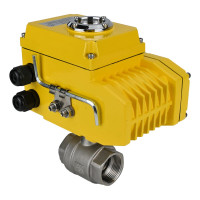 Кран шаровой DN.ru КШМП.316.230-ISO Ду50 Ру63 с электроприводом QT-008 380В D160-00204