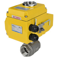 Кран шаровой DN.ru КШМП.316.230-ISO Ду50 Ру63 с электроприводом QT-008 380В D160-00204