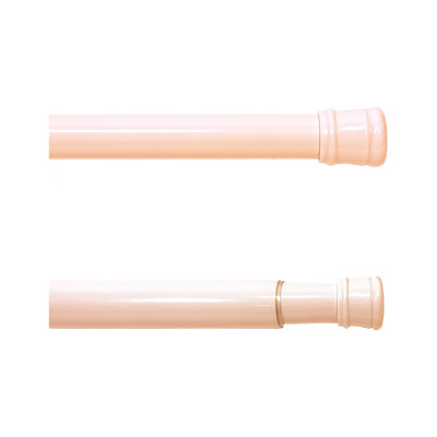 Карниз для ванной Bath Plus 122х218 бежево-розовый KK-001