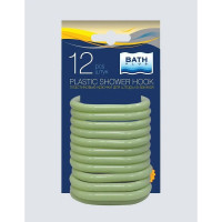 Кольца для штор Bath Plus 12 шт. зеленые AK-03