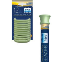 Кольца для штор Bath Plus 12 шт. зеленые AK-03