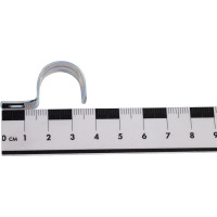 Крепежная скоба Рувинил d18 мм метал. уп.100 шт С01318