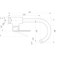 Смеситель для кухни ПРОФСАН ПСМ тип ГОСТ См-МОЦБА PSM-600-3