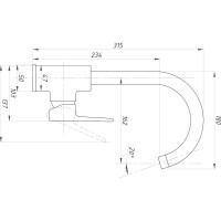 Смеситель для кухни ПРОФСАН ПСМ тип ГОСТ См-МОЦБА PSM-200-3